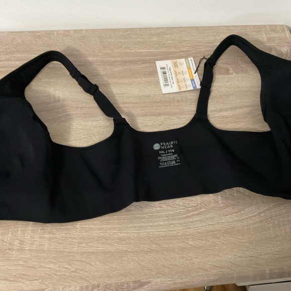 Prairie Wear Hugger Vida Compression Bra  No Moon Black Size 2X (46-48). NWT - Picture 4 of 6